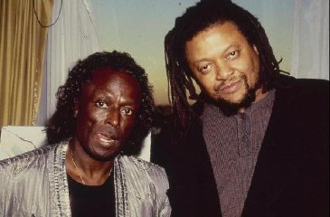 Quincy Troupe with Miles Davis